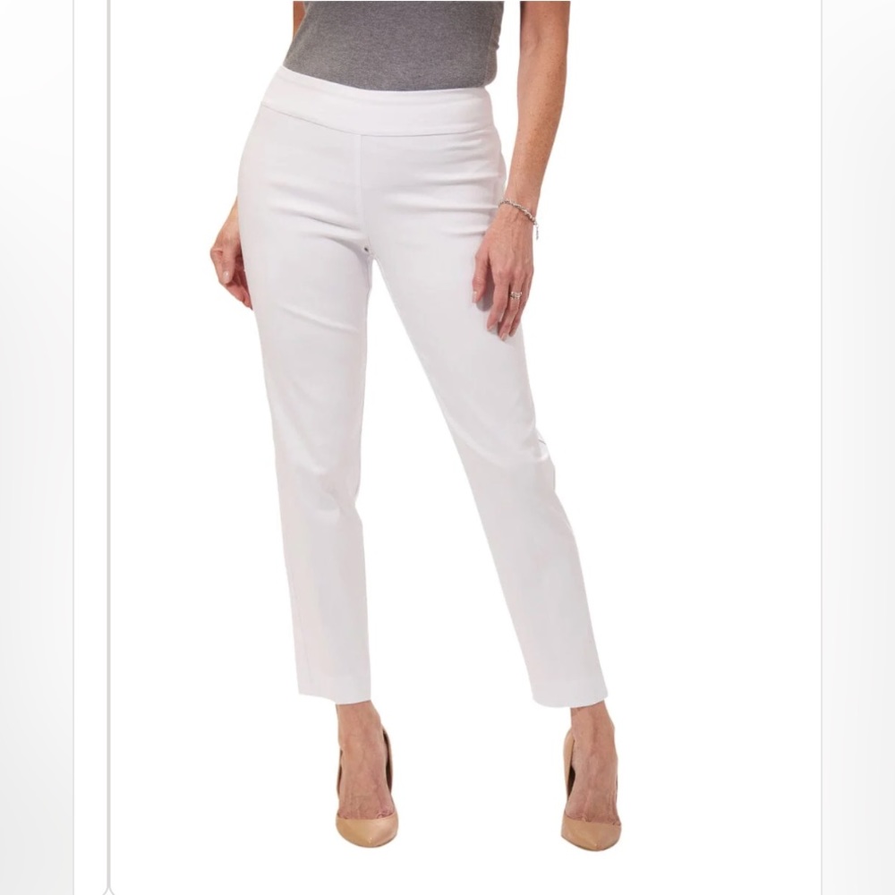 Patchington Ladies Size 6 NWT White Pull On Pants